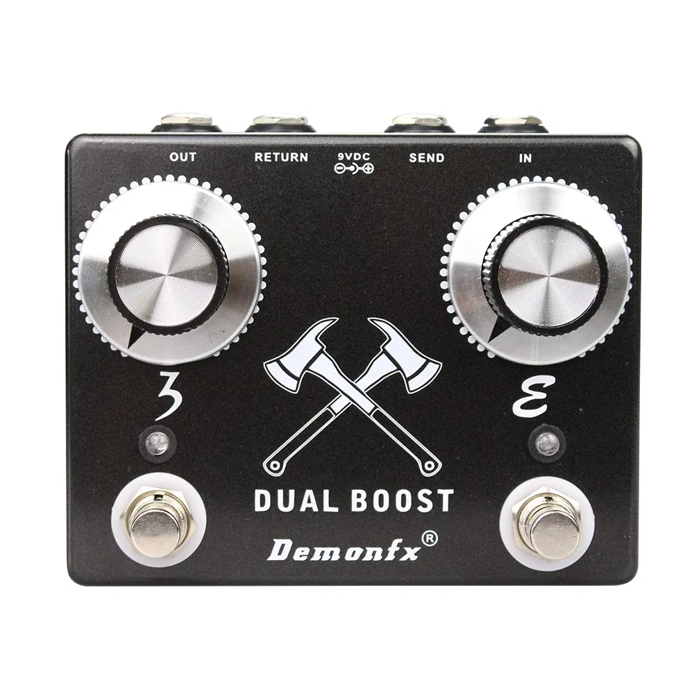 Color: Gold - Demonfx High quality Guitar Effect Pedal Wah Distortion Overdrive Delay Reverb Compressor Booster Pedal