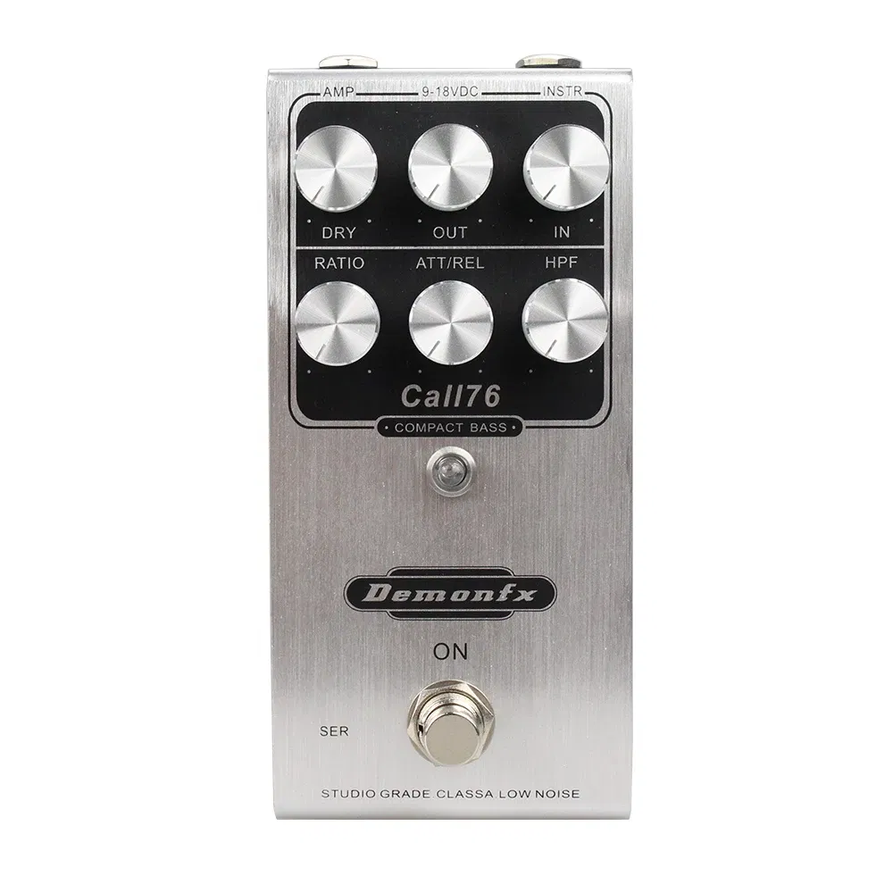 Color: Gold - Demonfx High quality Guitar Effect Pedal Wah Distortion Overdrive Delay Reverb Compressor Booster Pedal