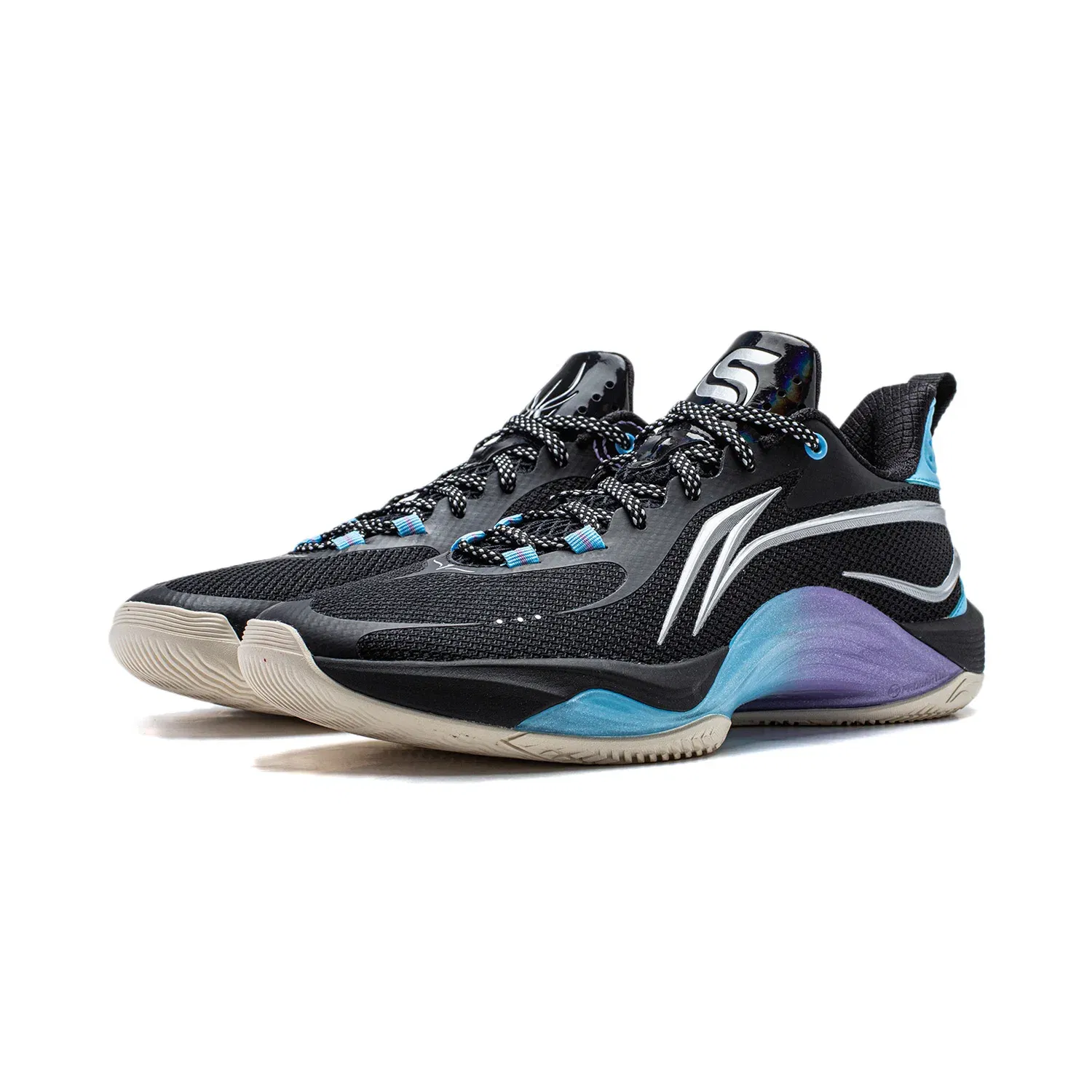 Color: SKY BLUE, Shoe Size: 10 - Li-Ning Men SHINING On Court Basketball Shoes Fred VanVleet Breathable Cushion LIGHT FOAM PLUS Sneakers Sport Shoes ABPU001