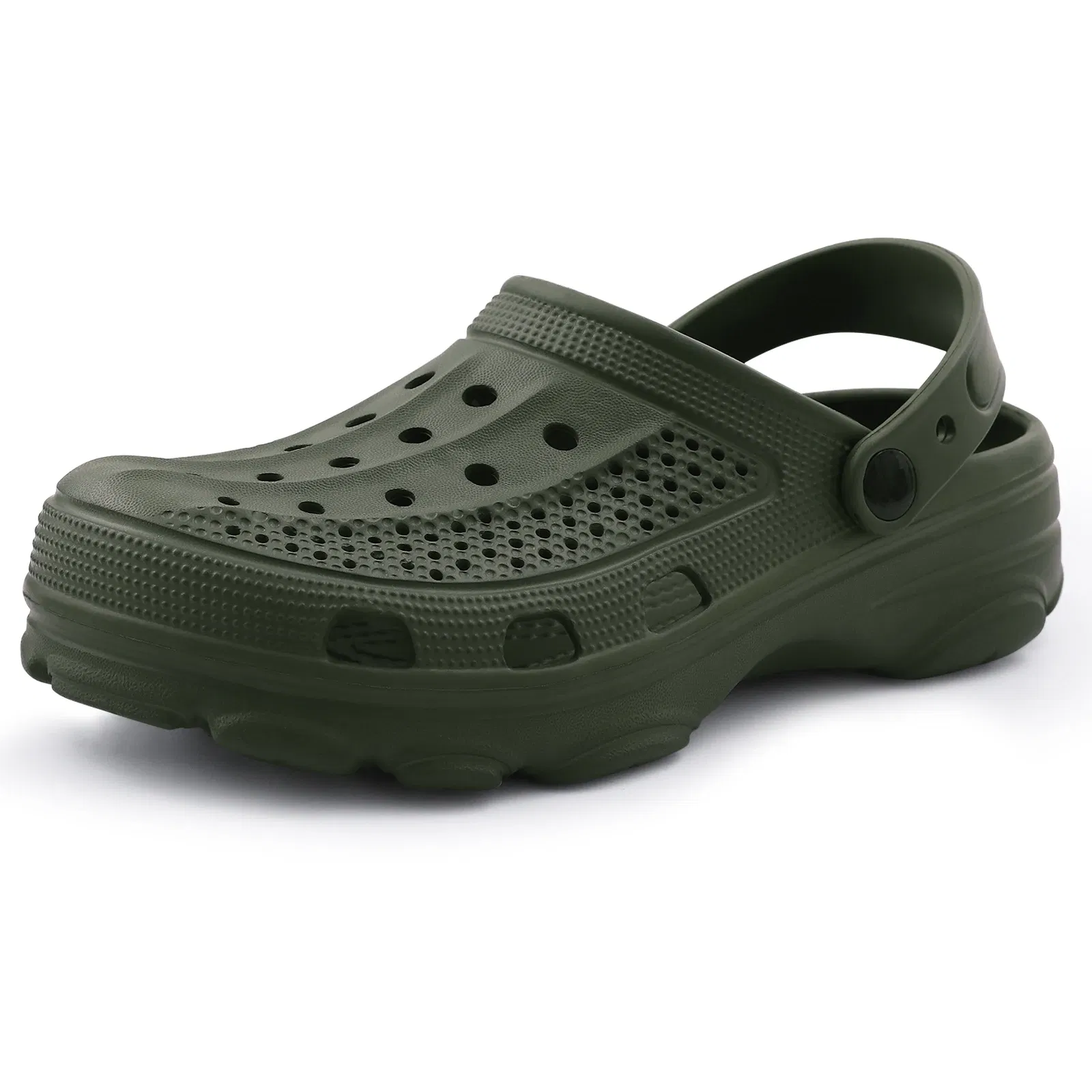 Color: Beige, Shoe Size: 41 - Smile Pop Casual Men Clogs Slippers Band Summer Slippers Outdoor Non-slip Beach Cozy Men Shoes Soft EVA Home Breathable Slippers