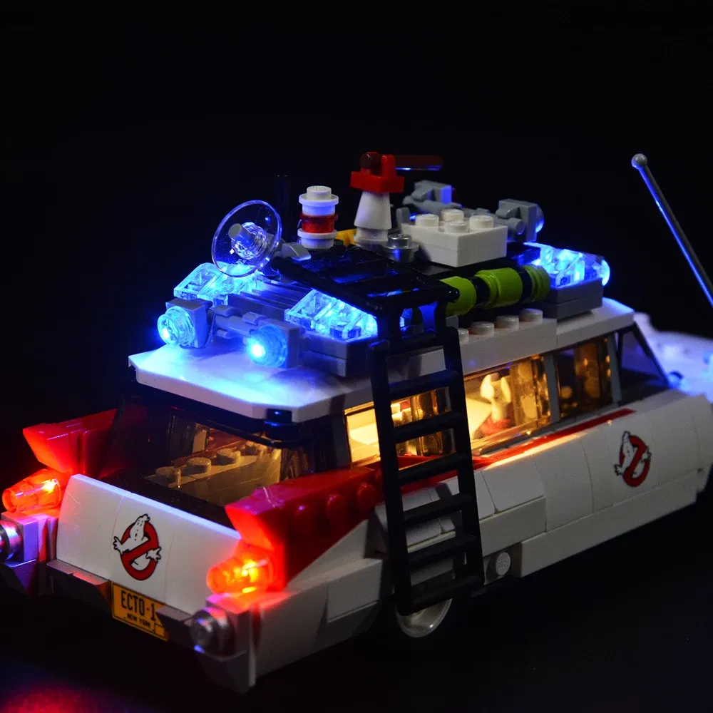 EASYLITE LED Light Set For 21108 Compatible With Ghost Busters Ecto-1 DIY Toys Blocks Bricks Only Lighting Kit Not Include Model