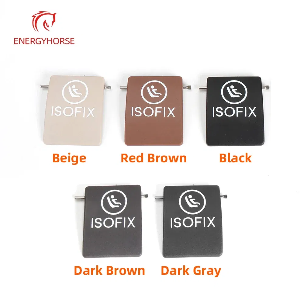 Color Name: GRAY - Car Seat ISOFIX Switch Cover Child Seat Restraint For Mercedes W205 W253 W238 C E GLC Class C200 C220 C300 GLC250 GLC300 E300