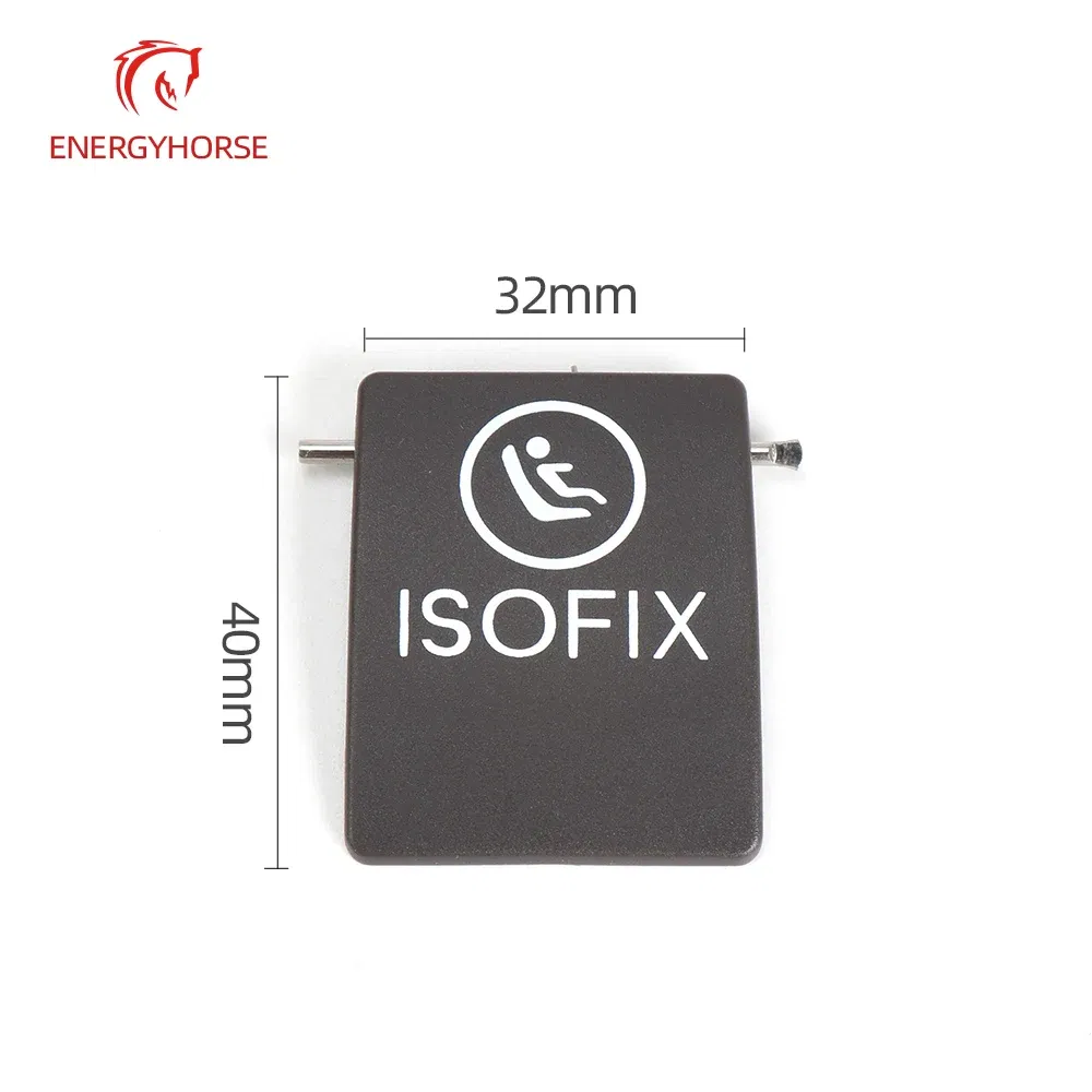 Color Name: GRAY - Car Seat ISOFIX Switch Cover Child Seat Restraint For Mercedes W205 W253 W238 C E GLC Class C200 C220 C300 GLC250 GLC300 E300