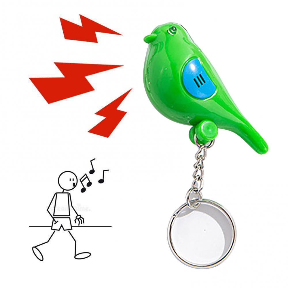 Color: WHITE - Funny Key Chains Women Men Whistle Key Finder Flashing Beeping Remote Lost Keyfinder Locator Keyring