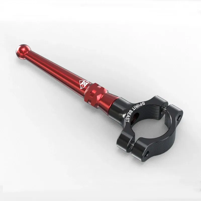 Color: Black - Anti-kicking Extension Rod for Refitting Motorcycle Temple Stand for Kawasaki Ninja400 Z400 19-23mm in Diameter
