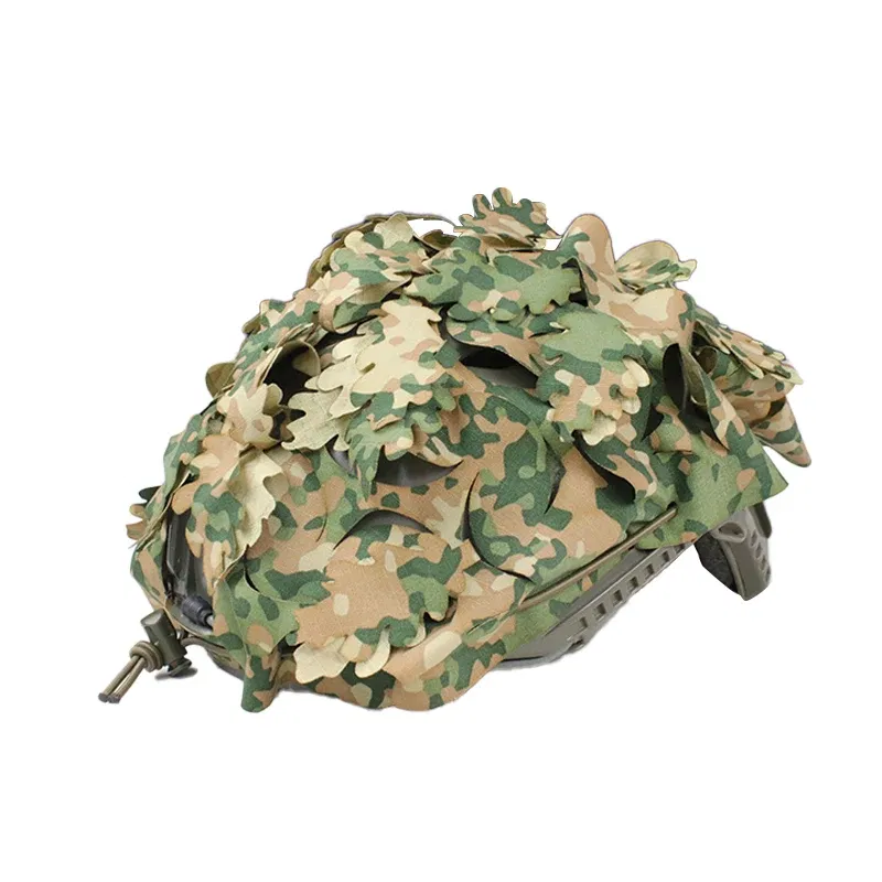 Color: Red - FAST Helmet Cover Flecktarn Splittertarn NFP CADPAT Camouflage Cap customed camo