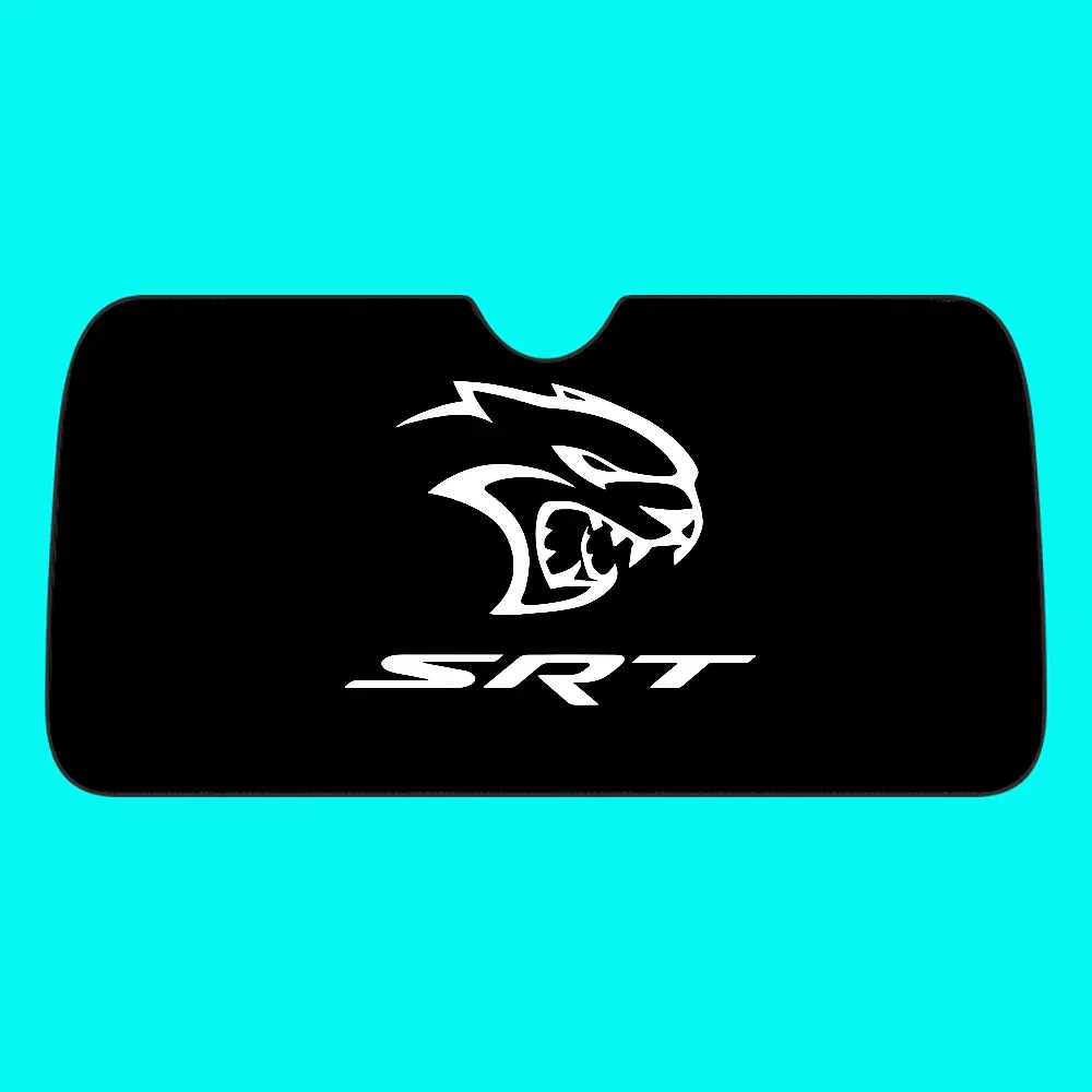 Color: Brown - S-SRT D-Dodge Challenger Car Car SunShade Windscreen Front Window Visor 70x130cm Sun Visor Solar Protect Plaid Gift Novelty Car