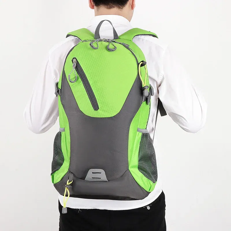 Color: Pink - 2024 New Outdoor Backpack Hiking Sports Mountaineering Bag Riding Backpack 40L Waterproof Backpack Leisure Travel Bag
