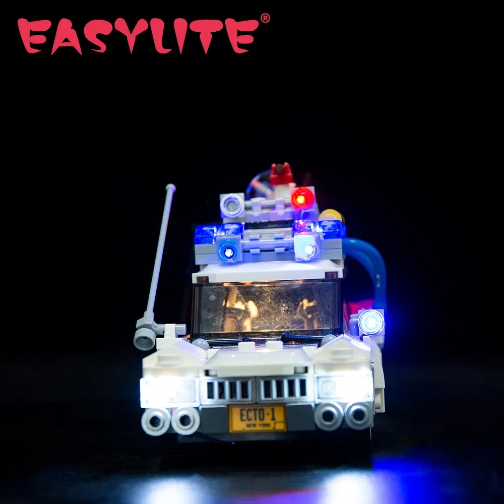 EASYLITE LED Light Set For 21108 Compatible With Ghost Busters Ecto-1 DIY Toys Blocks Bricks Only Lighting Kit Not Include Model