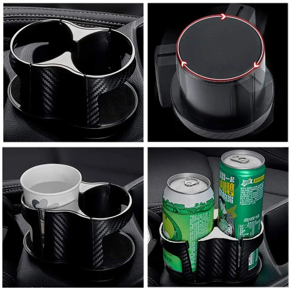 Color Name: black, Ships From: CHINA - 2 In 1 Design Drinks Holders Car Cup Holder Expander With Upgraded Fixed Base Detachable Drink Can Bottle Stand Bekerhouder Auto