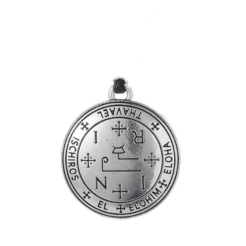 Metal color: Blue white zinc plated - Dawapara DIY Pendants for Necklace Archangel Michael Raphael Uriel Gabrie Talisman Angel Men Pendant&Necklace Women