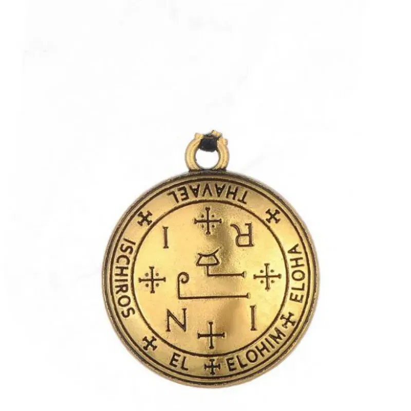 Metal color: Blue white zinc plated - Dawapara DIY Pendants for Necklace Archangel Michael Raphael Uriel Gabrie Talisman Angel Men Pendant&Necklace Women
