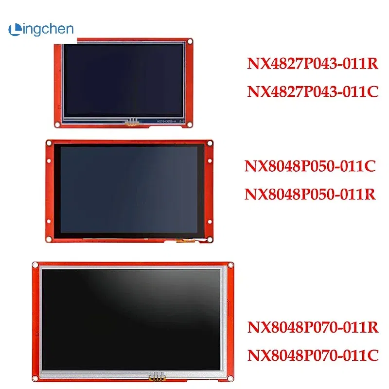 Color: Red - NEXTION 4.3/5.0/7.0'' Intelligent LCD Touch Display Module NX8048P070-011C/R Multifunction HMI Resistive/Capacitive