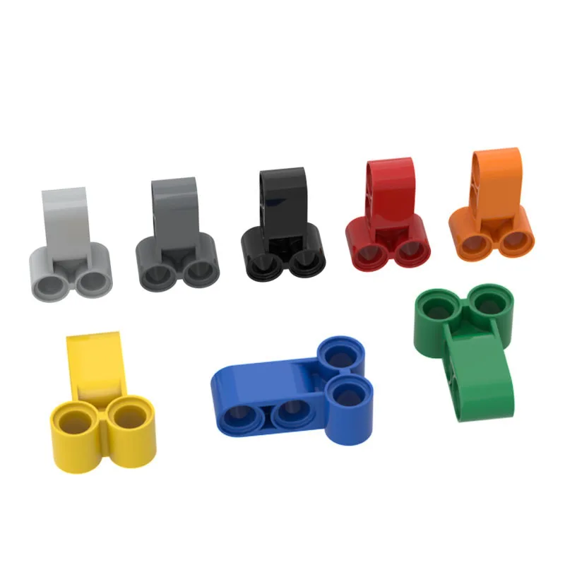 Color: WHITE - Sale Building? Blocks 32557 Pin Connector Perpendicular Double 3L Bricks Collections Bulk Modular Toys For Technical MOC DIY 1Pcs