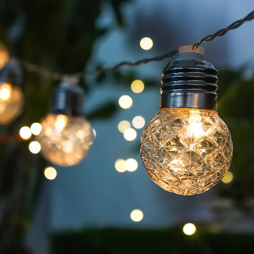 Size: L, Ships From: United States - 4m 10Led Solar Lamps LED Fairy Lights For Outdoor Lighting Of Outdoor Garden Yard LED Home Decor Lamp Christmas Festoon