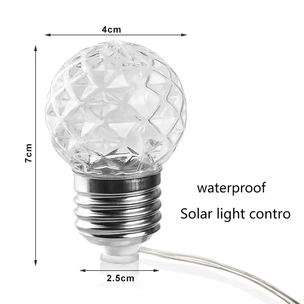 Size: L, Ships From: United States - 4m 10Led Solar Lamps LED Fairy Lights For Outdoor Lighting Of Outdoor Garden Yard LED Home Decor Lamp Christmas Festoon