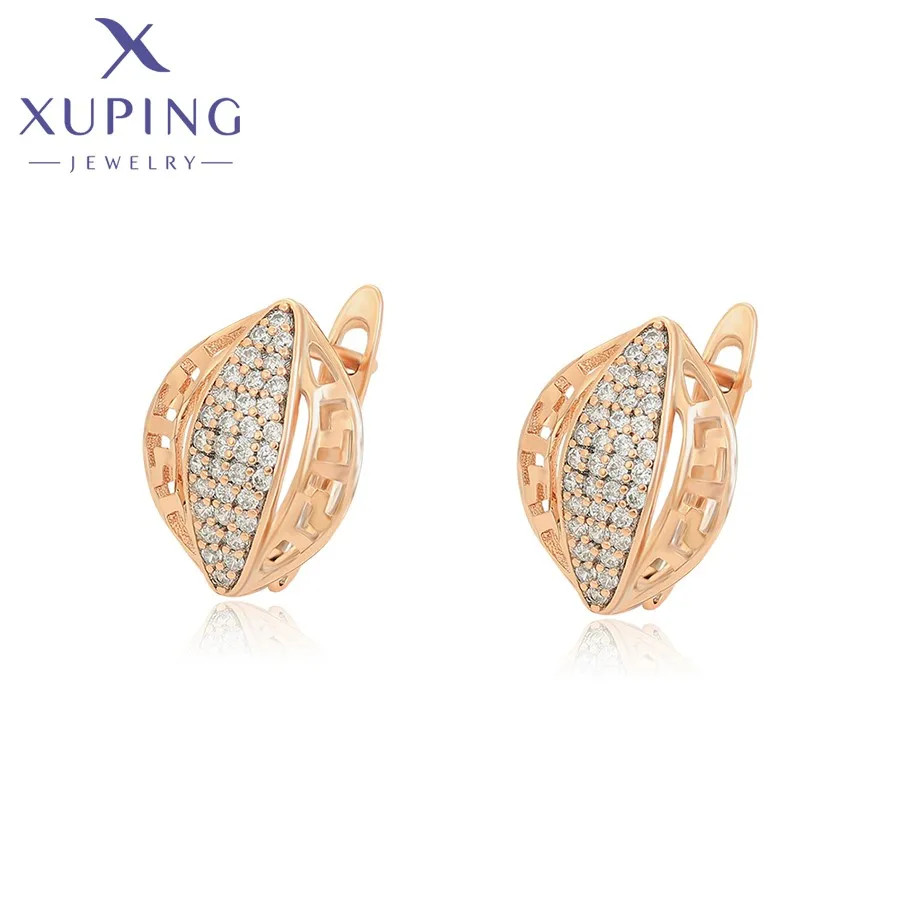 Xuping Jewelry New Arrival Earrings Stone with Gold Color Earring for Women Girl Charm Jewellery Gift X00015560
