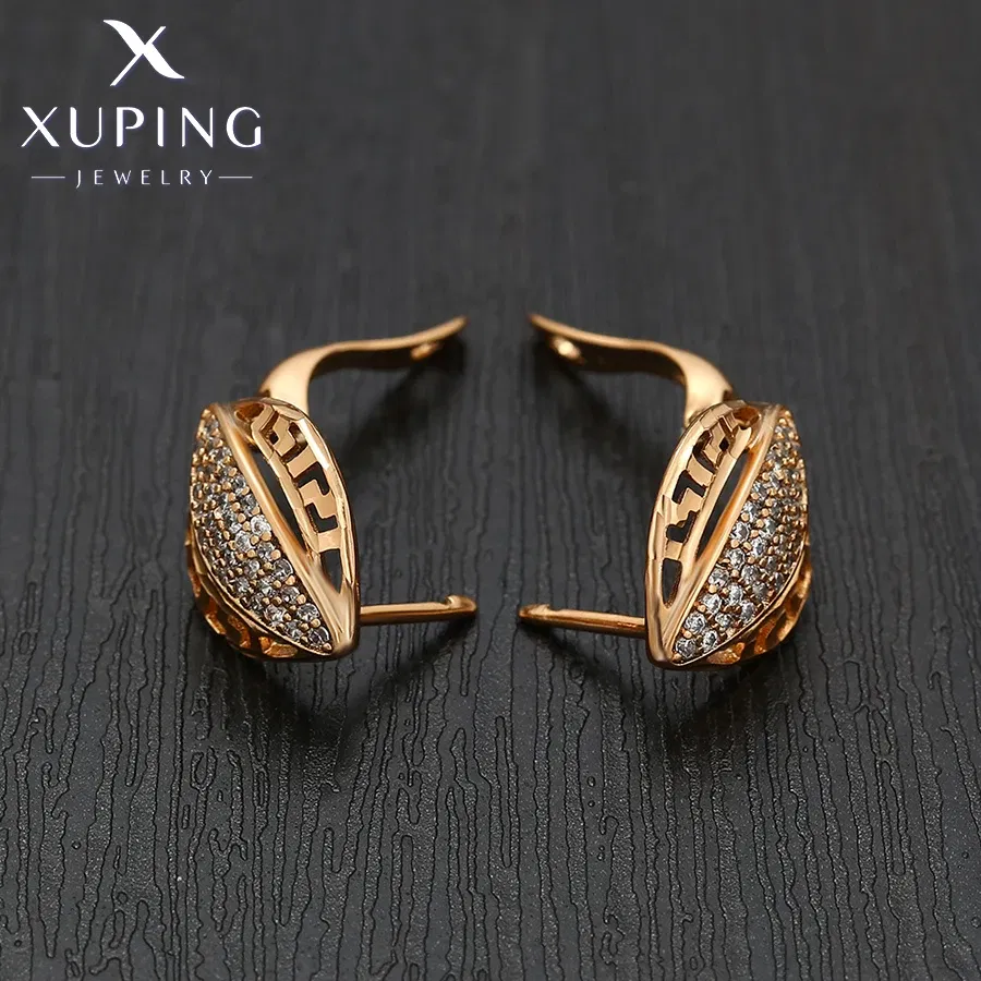 Xuping Jewelry New Arrival Earrings Stone with Gold Color Earring for Women Girl Charm Jewellery Gift X00015560