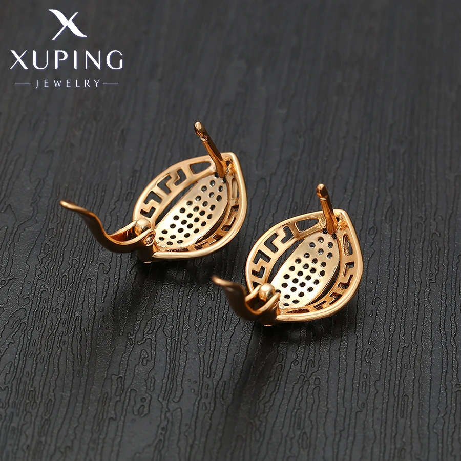 Xuping Jewelry New Arrival Earrings Stone with Gold Color Earring for Women Girl Charm Jewellery Gift X00015560