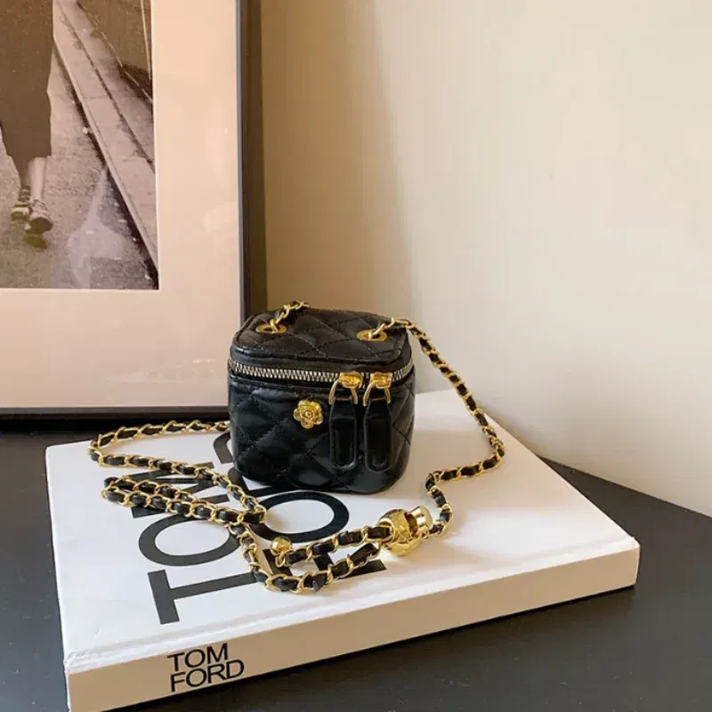 Color: Clear - New Fashion Children's Bag Girl Baby Lingge Chain Bag Girl Crossbody Bag Handbag Bags For Girls Free Shipping Kids Bag