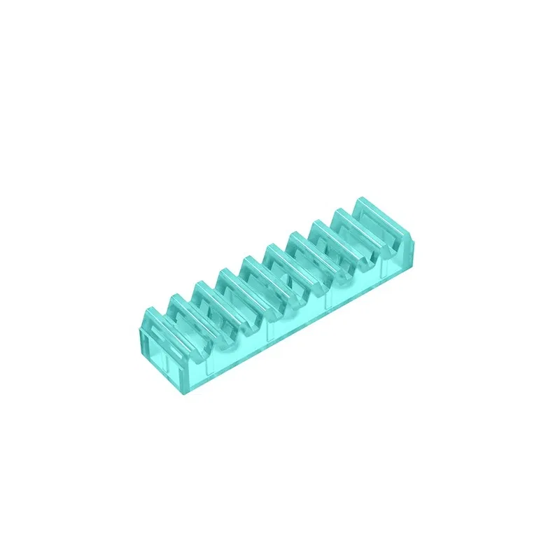 Color: GRAY - Gobricks GDS-1171 Technical, Gear Rack 1 x 4 compatible with lego 3743children's DIY Gifts Educational Building Blocks Technical