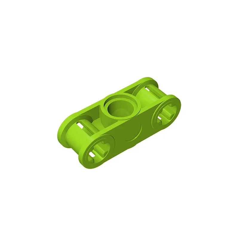 Color: Dark Khaki - MOC PARTS GDS-935 Technical, Axle and Pin Connector Perpendicular 3L with Center Pin Hole compatible with lego 32184