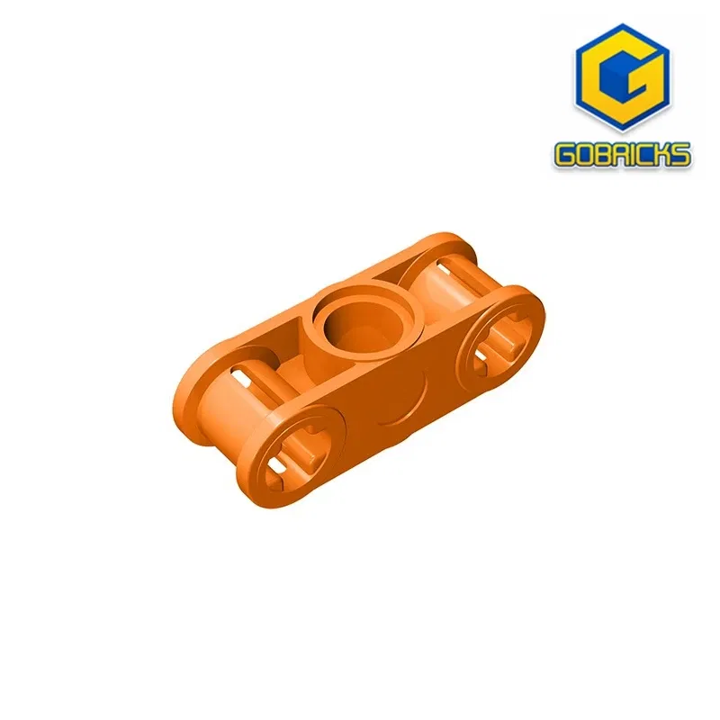Color: Dark Khaki - MOC PARTS GDS-935 Technical, Axle and Pin Connector Perpendicular 3L with Center Pin Hole compatible with lego 32184