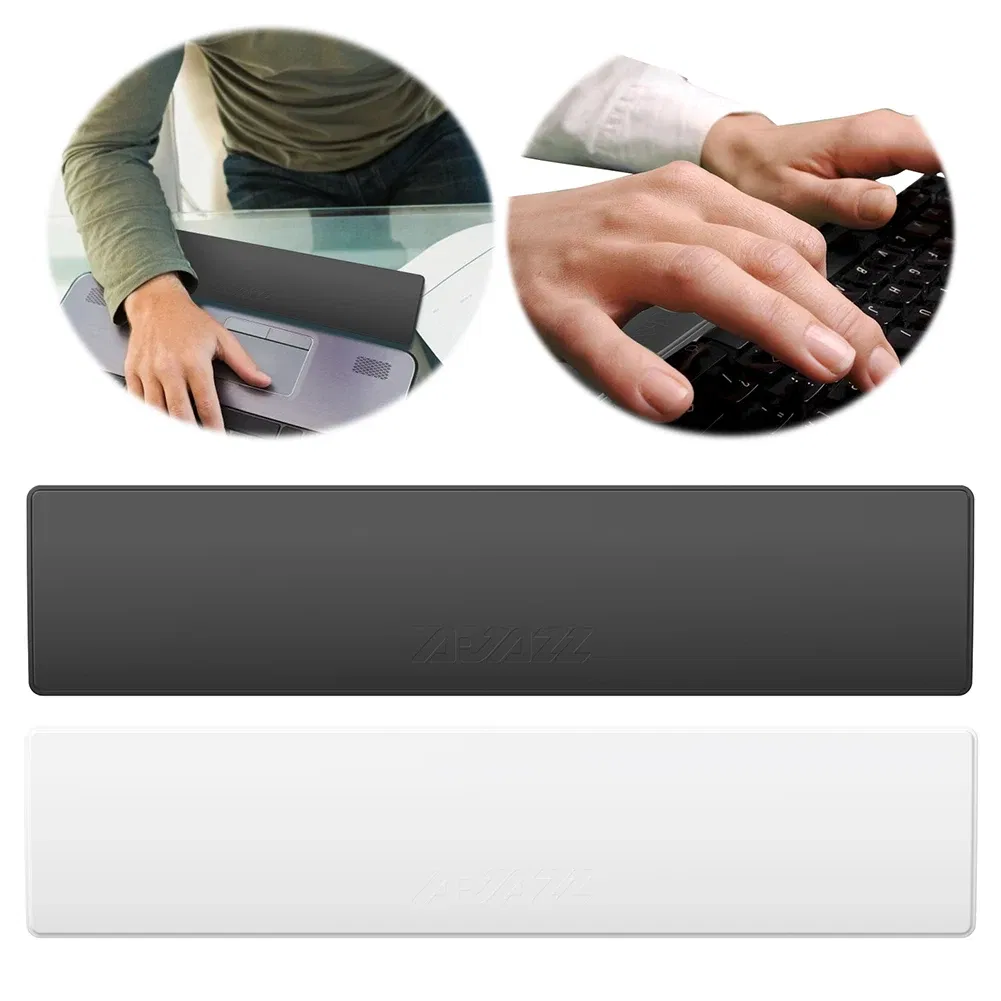 Color: Beige - 81 Keys Anti-Slip Rubber Stable Base Ergonometric Wrist Support for Long Hours of Work Studying Gaming