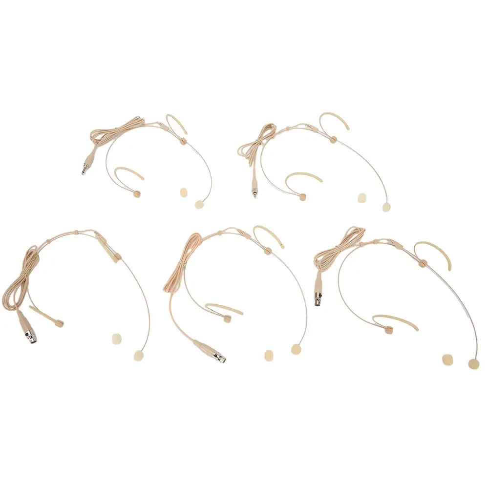 Color: Gold, Ships From: CHINA - Professional Omnidirectional Mic With Hidden Ear Hooks ?¦4.0 Mm 18mv/Pa 100~20KHz 1K?© ?±30% Beige Music Instruments Accessories