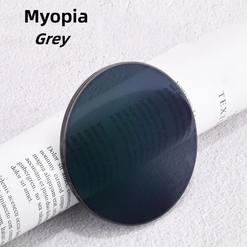 Lenses Color: green, Lens Index: 1.61 - FIRADA 1.56 1.61 1.67 1.74CR-39 Scratch-Resistant Aspherical Optical Prescription Myopia Reading Photochromic Sunglasses Lens
