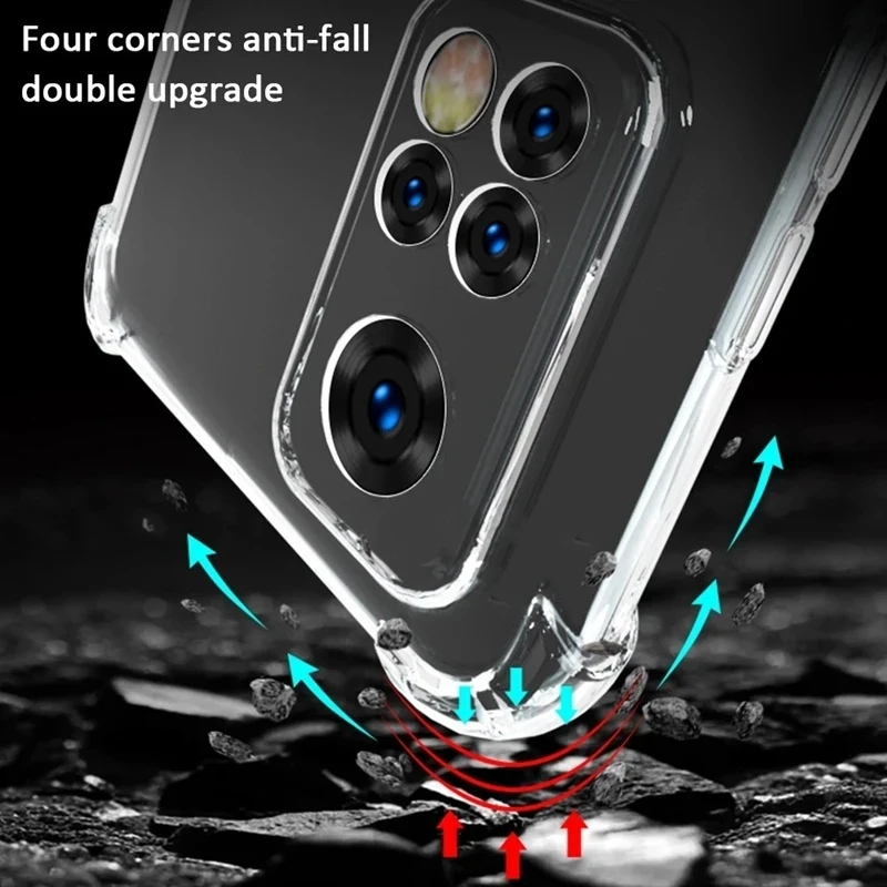 Color: MAROON - Soft Silicone Clear Phone Case For Samsung A25 A15 5G S24 Ultra S23 Plus A14 A24 A34 A32 A42 A52 A52S A05 A55 Back Cover