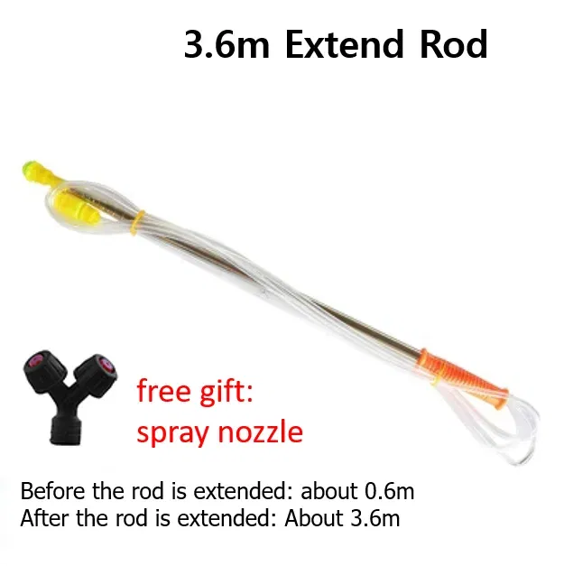 Color: Red, Ships From: CHINA - Retractable 2.6/3.6/4.2m Spraying Rod for Pesticide Sprayer / Outdoor Agricultural Farming Garden Tools Watering