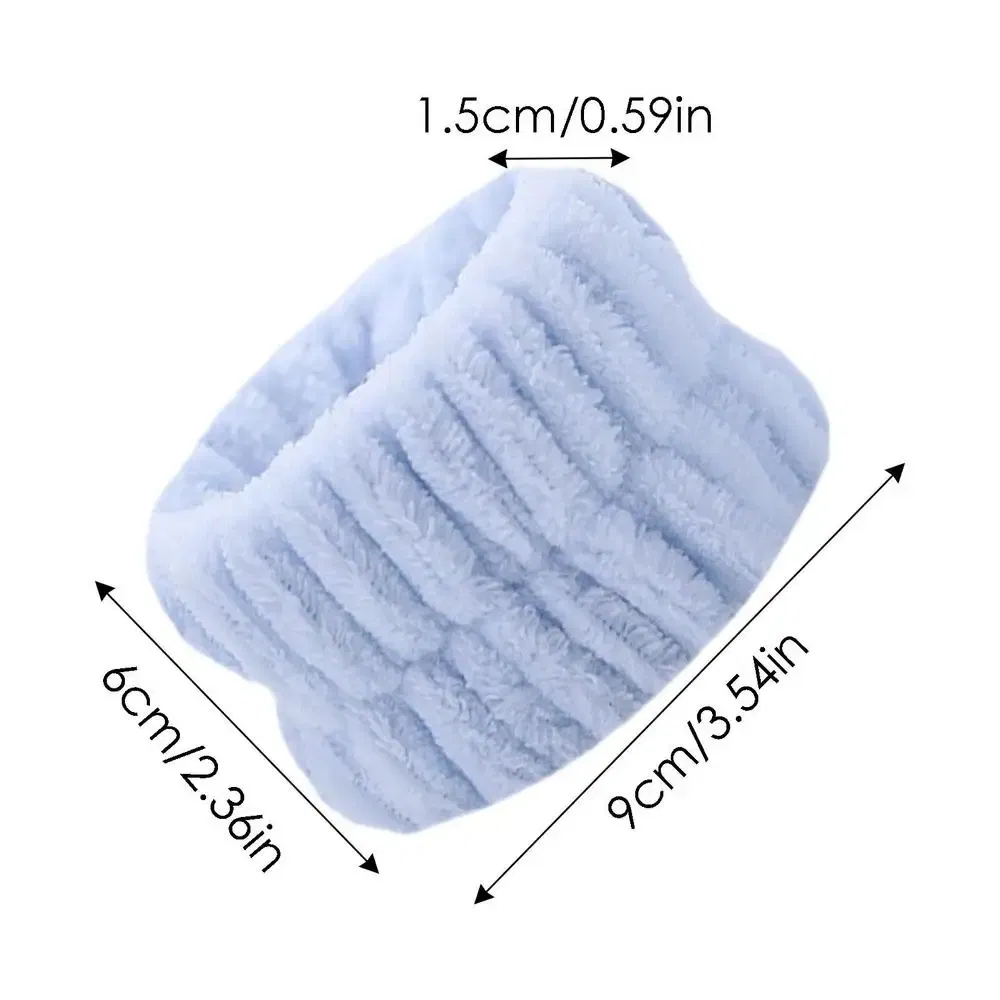 Color: Blue, Ships From: CHINA - 2pc Wrist Washing Belt Soft Microfiber Towel Wristbands For Washing Face Water Absorption Washing Prevent Wetness Wrist Washband