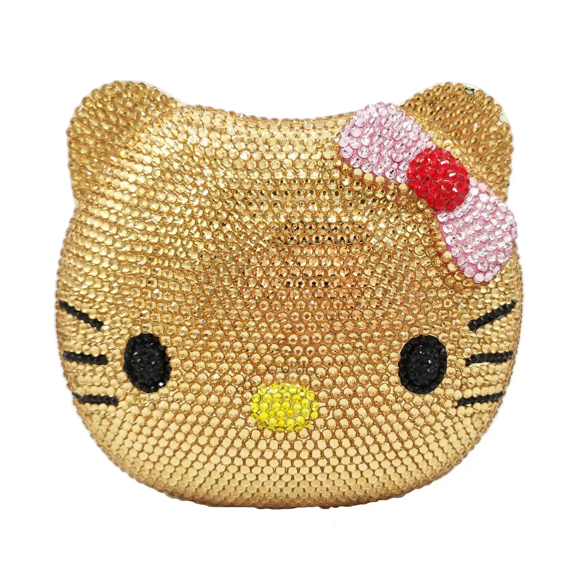 Color: Blue - Luxury Navy Blue Crystal Animal Evening Bags Cat Designer Party Purse Ladies Clutch Bags Women Handbags