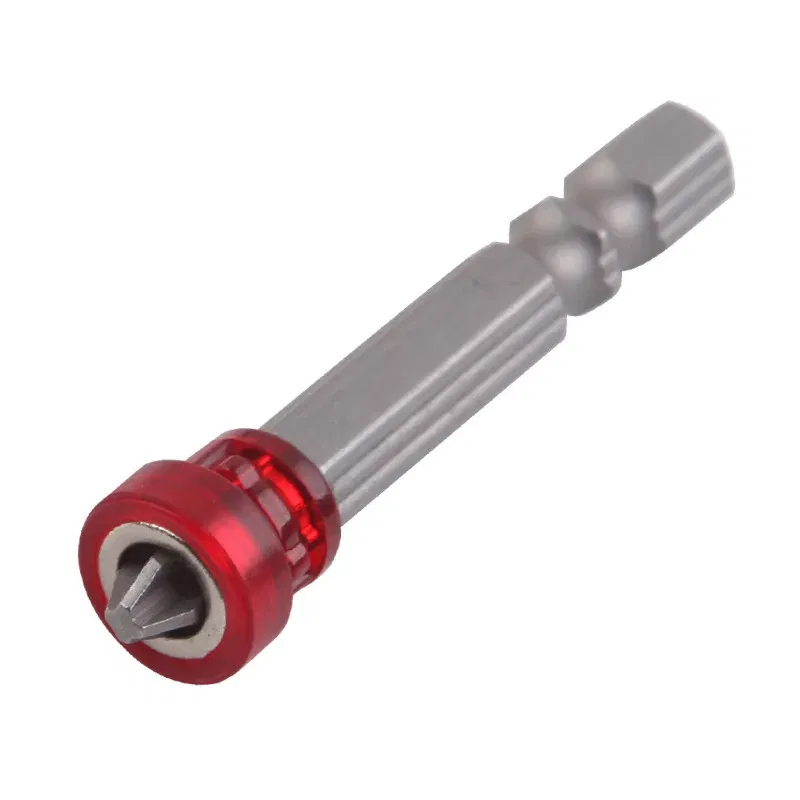Color: Yellow - Magnetic Screwdriver Bit PH2 Cross-head 1/4 Inch Hex Shank Screwdriver Holder Ring for House Working Electric Screwdriver Kit