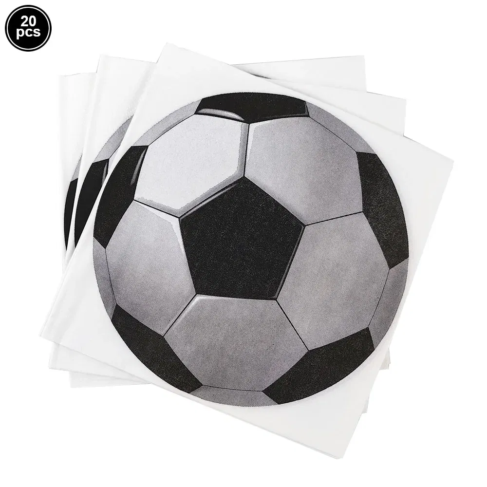 Color: MINT GREEN, Capacity: 480ml - Soccer Party Disposable Tableware Paper Plates Cups Napkins Football Party Supplies Soccer Birthday Party Decoration