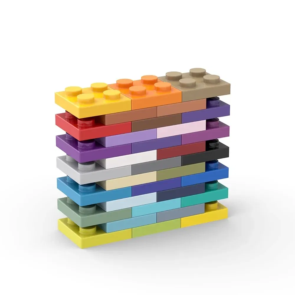 Color: Dark Khaki - 20Pcs MOC Parts 3022 94148 Plate 2 x 2 Compatible Bricks DIY Assmble Building Blocks Particle Kid Puzzle Brain Toy Birthday Gif