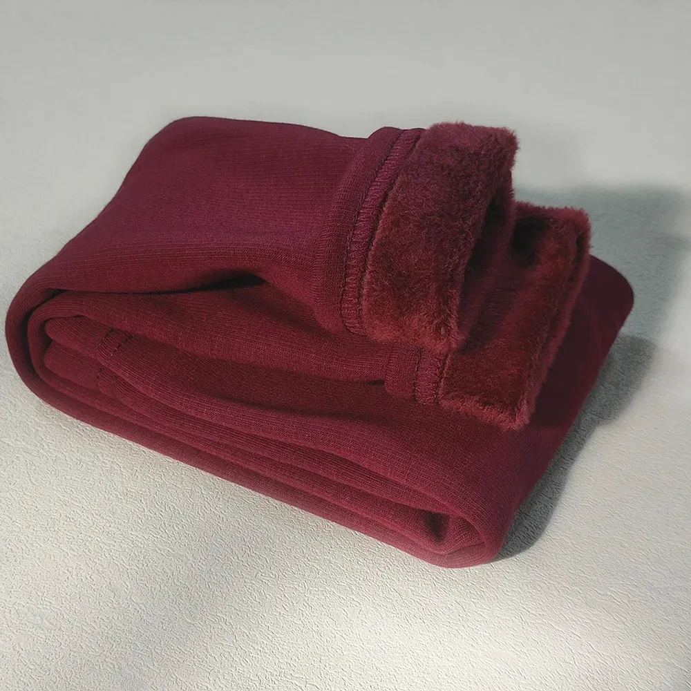 Color: black, Kid Size: 5T - 2024 Girls' Pants Children's Winter Thickened Warm Pants Warm Elastic Pink Navy Blue Underpants Boys' Pants