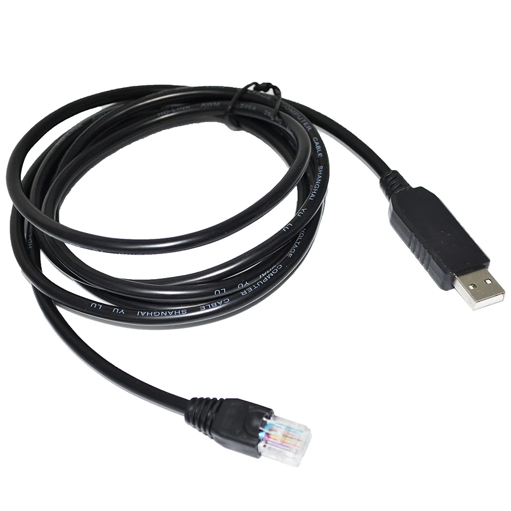 Color: black, Cable length: 3m, Ships From: CN - ORIGIN FT232RL CHIP USB TO RJ45 PLUG RS232 CONVERTER SERIAL COMMUNICATION CONSOLE DEBUG CABLE FOR PYLONTECH LI-ION BATTERY TO PC