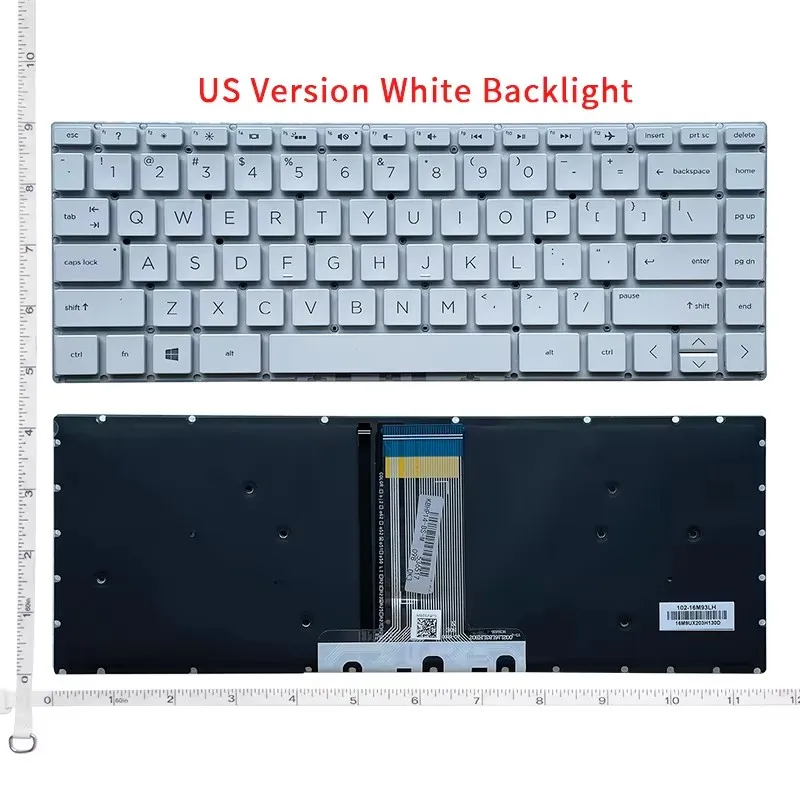 Color: BROWN - US/RU/SP Laptop Keyboard For HP 14-BA 14-BD 14-BF 14-BS 14-BP 14-BK 14-BW 14-CB 14-CF 14-DK 14-DP 14S-CR 14S-CF 14S-DP 14M-BA