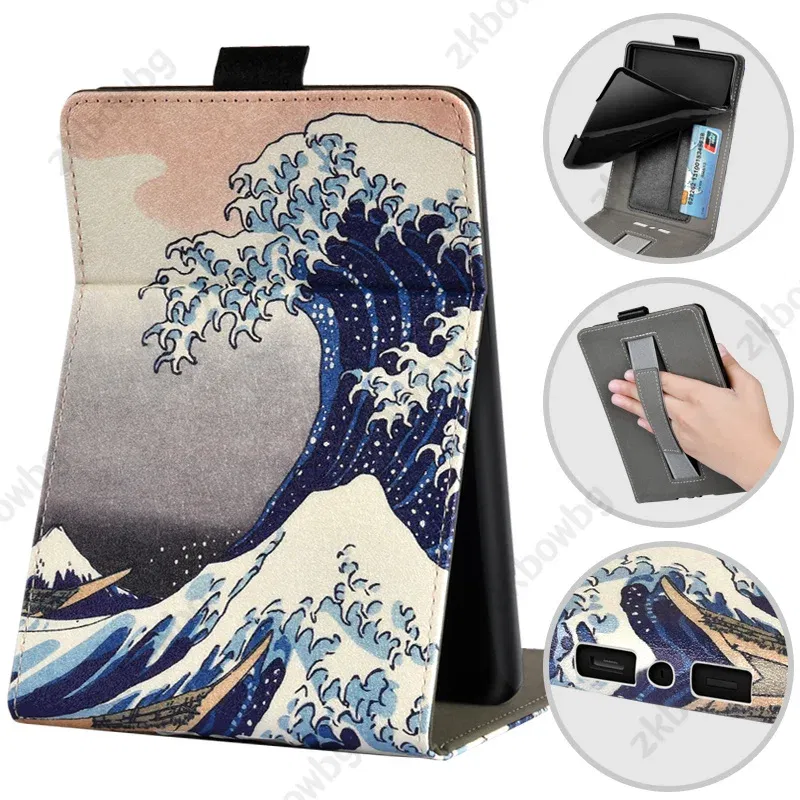 Color: Gold, Size: Fifteen - Cute Smart Case for 6.8' 6'' Kindle Paperwhite Signature 11th Generation Edition 12th 2024 7'' 7th 10th 6th M2L4EK RS23CV Cover