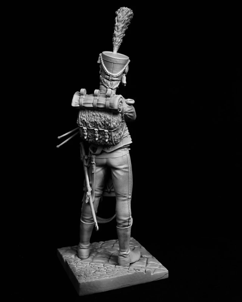 1/16 Scale 120mm DieCast Resin Figure Model Kit Guard Marine Drummer Hobby Miniature Toys Unassembled Unpainted DIY Diorama