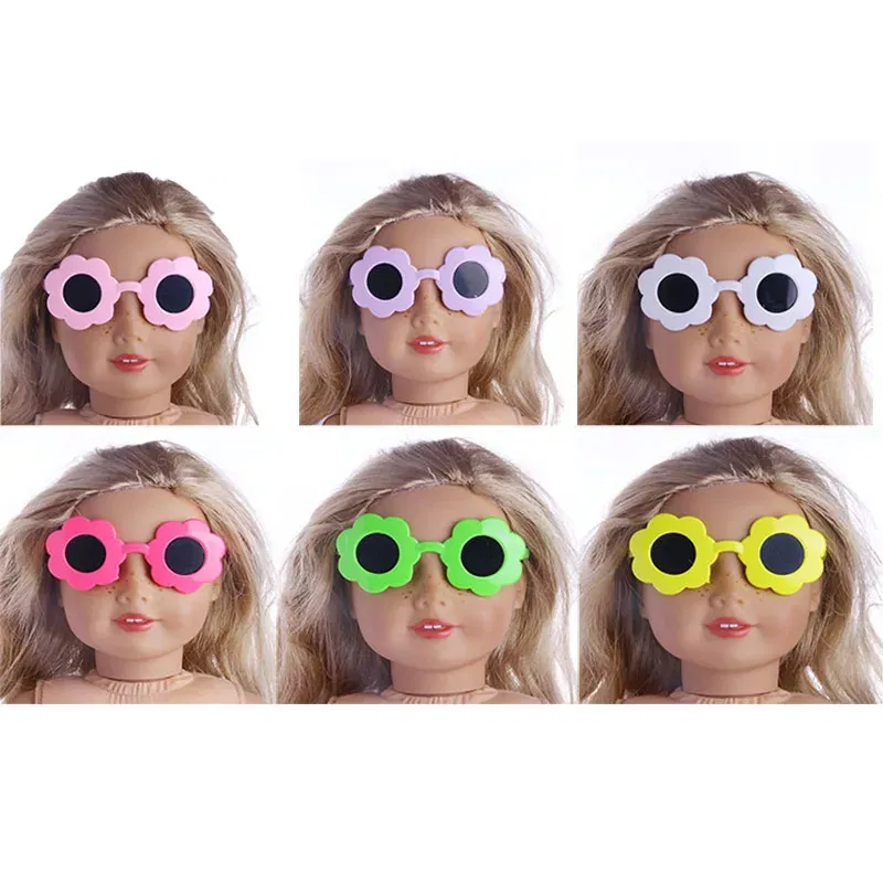 Color: Multicolor - Promotion! Sunglasses Fit 18 Inch American &43 CM Baby Doll Clothes Accessories,Girl's Toys,Our Generation,Birthday Gift