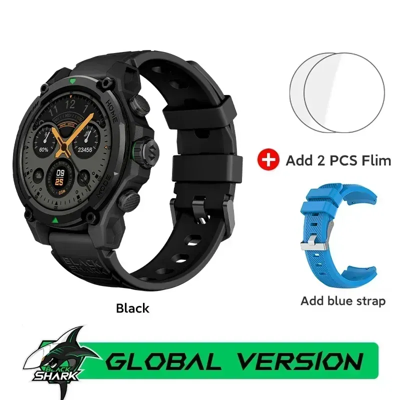 Color: PURPLE, Ships From: CHINA - [World Premiere]Blackshark GS3 Smart Watch Global Version 1.43"AMOLED Display GPS Satellite Positioning 21 Day Life 5ATM