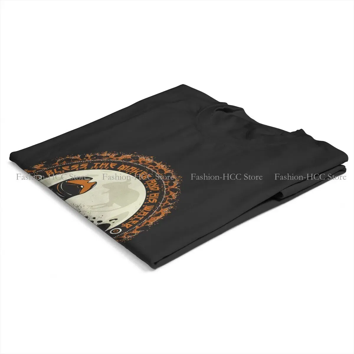 Color: black, Size: XXL - Essential Graphic Polyester TShirt Arrakis Creative Streetwear Comfortable T Shirt Female