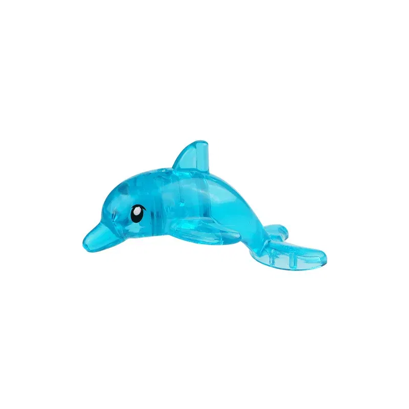Color: Dark Bluish Gray - MOC City Animal Building Block Figures Hare Dairy Cow Squirrel Dolphin Pug DIY Farm Street View Accessories Bricks Toys Gifts