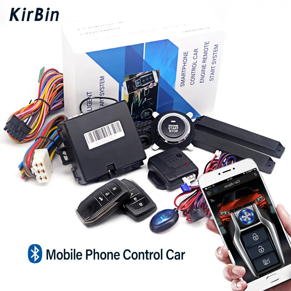 Color: WHITE - Car Intelligent Security Protection Universal Auto Start Stop System Remote Control Engine Ignition Kit Keyless Entry Autostart
