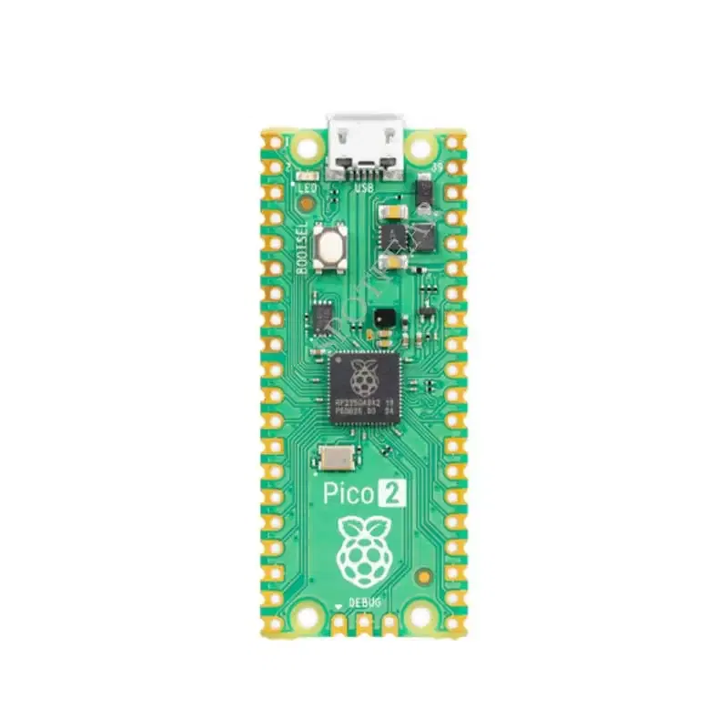 Color: Red - Raspberry Pi Pico 2 RP2350 Pico2 Optional Pico2W 2 W ARM Cortex-M33 And RISC-V Hazard3 520KByte 4MByte QSPI Flash