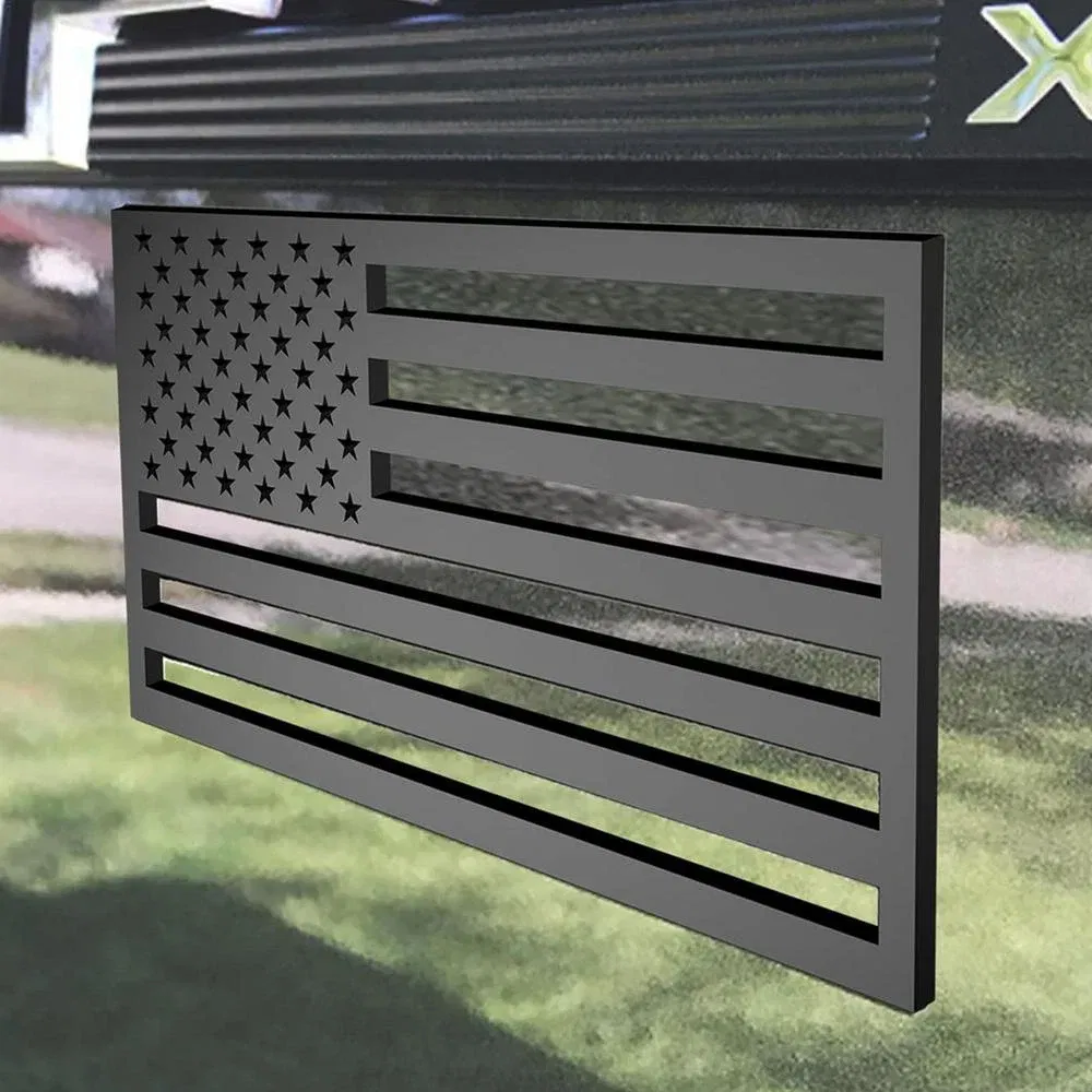 Color: Lavender - 2Pcs/Pair 3D American Flag Sticker Emblem Decals Cut-Out Car Military Patriotic Emblem, Bumper Stickers Decal for Car Truck SUV