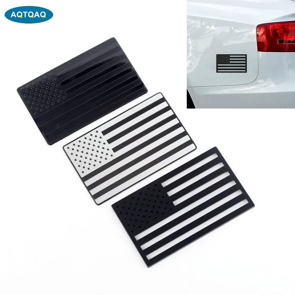 Color: Lavender - 2Pcs/Pair 3D American Flag Sticker Emblem Decals Cut-Out Car Military Patriotic Emblem, Bumper Stickers Decal for Car Truck SUV